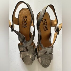 Michael Kors Women's Silver Sandals